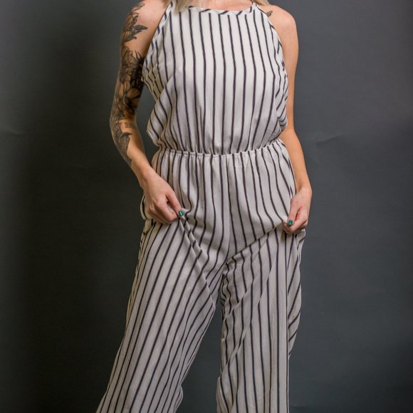 White Striped Jumper by Ci Sono - Picture 7 of 10